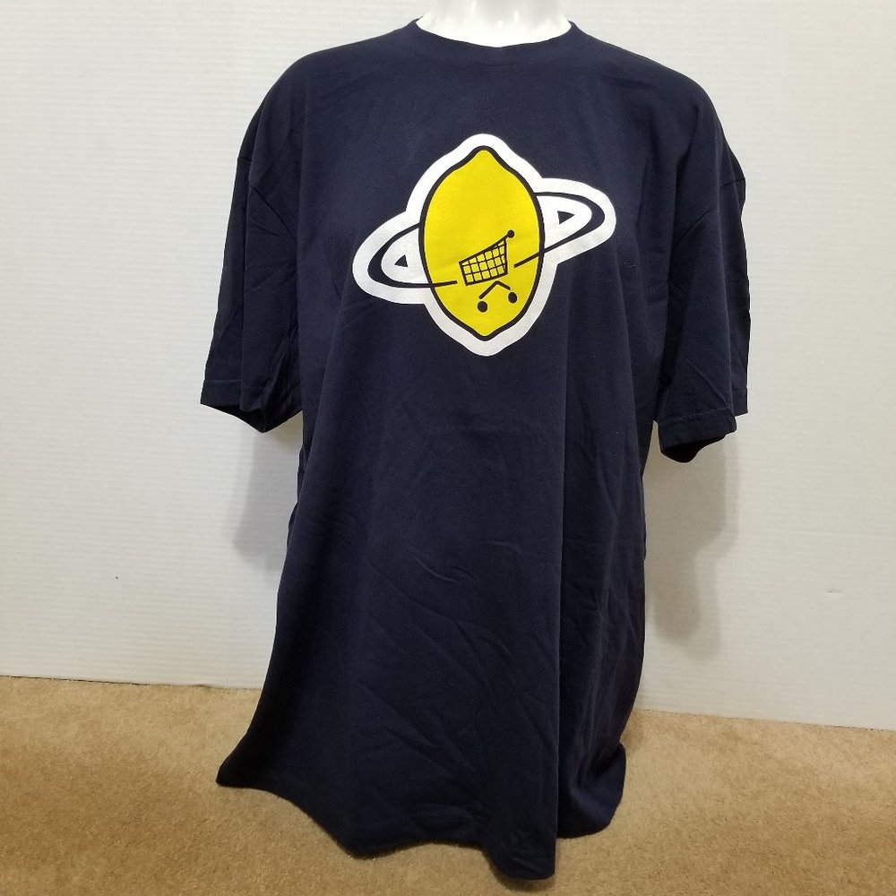 U2 shirt 2XL Pop Shopping Trolley lemon graphic band merch Bono The Edge